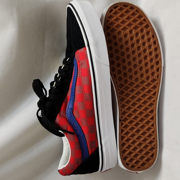 Vans Off the Wall Rally Low Lace-up Checkerboard sneakers (Unisex m 8, w 9.5) - Picture 5 of 12